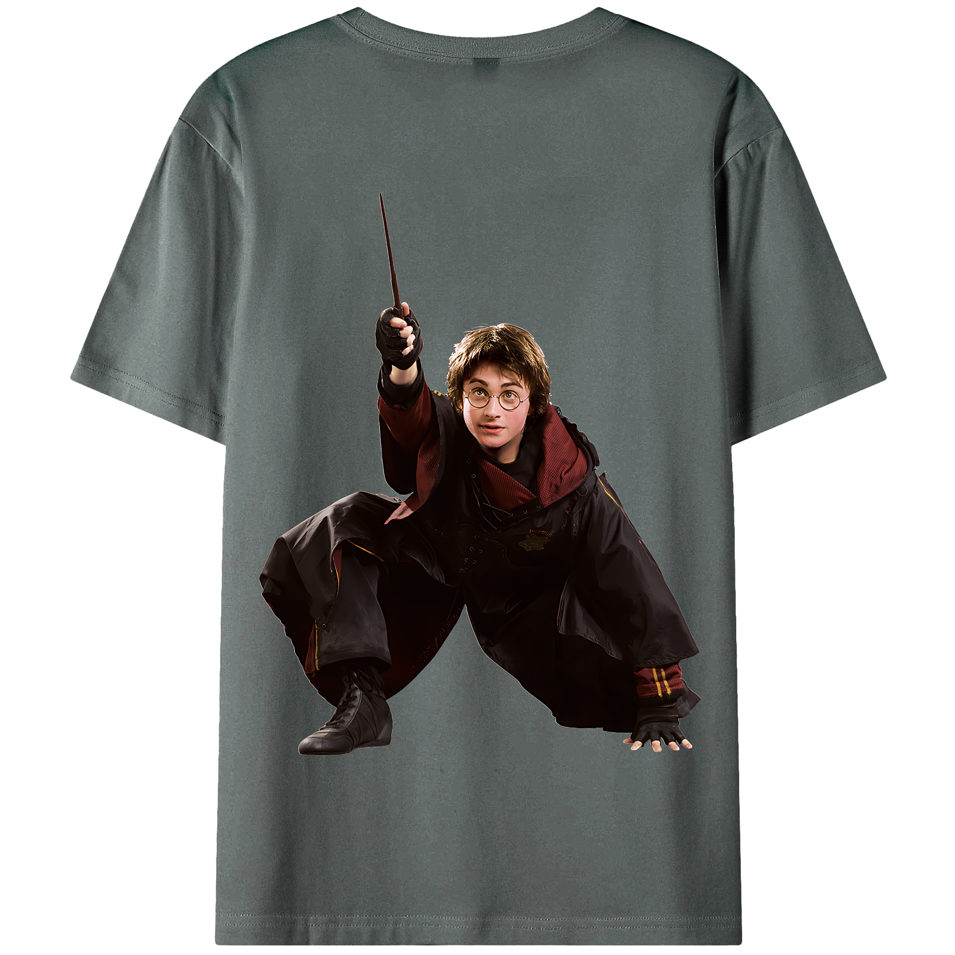 （画像用） Harry Potter ハリー・ポッターシリーズ 綿100％半袖Tシャツ（背面プリント）